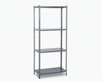 وحدة رفوف تخزين مجلفن 4 رف -حمولات متوسطة