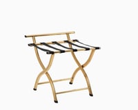 حامل شنط فندقي ذهبي