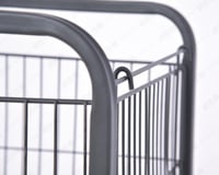 استاند سلات تسالي شبك بعجلات 60*40 سم