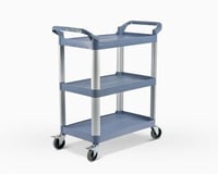 عربية تقديم بلاستيك رصاصي