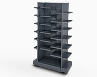 استاند ارفف سوبرماركت جندولة جانبين