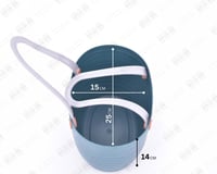 سلة تسوق بلاستيك حجم صغير