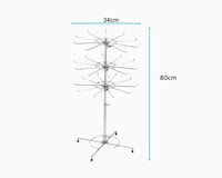 ستاند تعليق اكسسوارات على الطاولة 3 دور تايواني