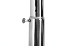 عمود سارية فاخر متحرك فضي 3 متر