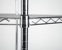 ارفف زاوية شبك كروم