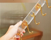 خطاف تعليق زجاجي مستطيل