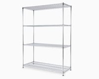 رفوف شبك كروم 4 ارفف حمولة 200kg لكل رف