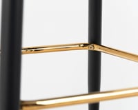 كرسي بار قماش رمادي فاتح