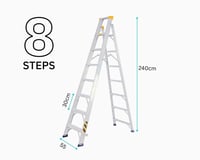 سلم مزايا المنيوم عالي الارتفاع