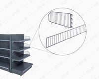 حاجز رف سوبرماركت حديد