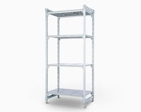 رفوف تخزين ثلاجات تبريد فايبر سادة