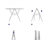 منشر غسيل استيل ثقيل