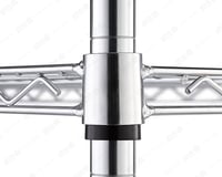 رفوف شبك كروم 4 ارفف حمولة 200kg لكل رف