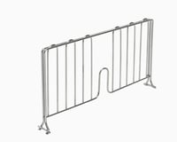 فاصل وسطي لرفوف الشبك الكروم