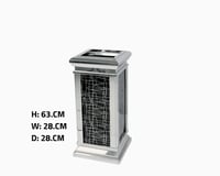 طفاية سجائر فندقية استيل زجاج