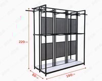 استاند عرض اتجاهين كبير مخرم