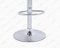 كرسي كاشير مربعات جلد اسود