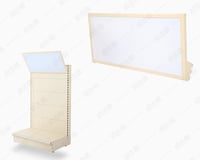 لوحات اعلانية على رفوف السوبرماركت مستطيلة 100*45...