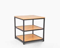 طاولة عرض خشبية 3 رف