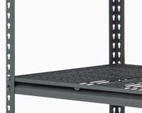 ارفف حديد ابيض 4 رفوف شبك حمولة 200kg لكل رف