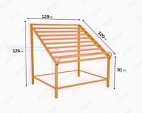 استاند خضروات حديد برتقالي