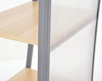 استاند 5 رف ظهر زجاج مخطط