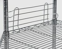 حواجز اطراف رفوف الشبك الكروم