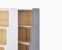 استاند 4رف خشب جوانب مخرم ظهر مغلق