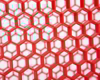 عربة تسوق بلاستيك احمر قاعدة حديد