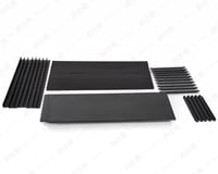 رف تخزين حديد أسود بـ 5 ارفف صاج – حمولة 200 كجم ل...