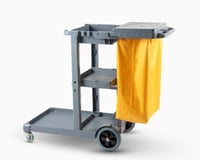 عربة نظافة كيس اصفر