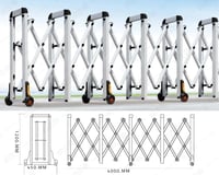 حاجز المنيوم متحرك