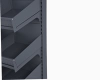 رف سوبرماركت مائل حوض 100*50 مع لوحة اعلانية