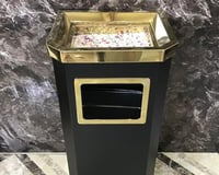 طفاية سجائر فندقية مستطيل اسود