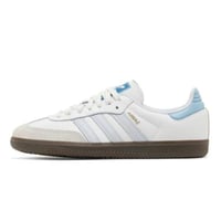 حذاء اديداس Adidas samba white&light blue