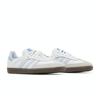 حذاء اديداس Adidas samba white&light blue