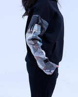 هودي أسود انمي _Black anime hoodie