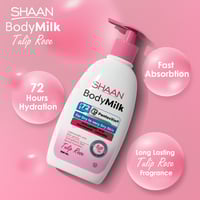 SHAAN BodyMilk حليب الجسم توليب روز من شان 300 مل