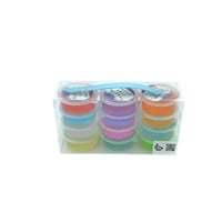 صلصال كريستال ( سلايم ) 12 قطعة