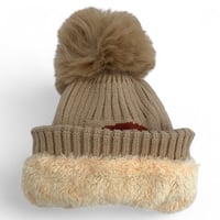 طربوش صوف داخل فرو للاطفال باللون متعددة