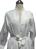 قميص رضاعة قطعتين ابيض