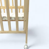 سرير خشب مع ناموسية بثلاث مستويات مقاس 110في60