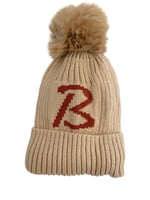 طربوش صوف داخل فرو للاطفال باللون متعددة