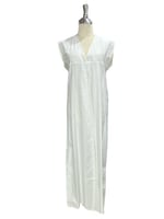 قميص رضاعه قطعتين ابيض