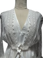 قميص رضاعة قطعتين ابيض