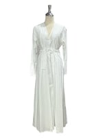 قميص رضاعه قطعتين ابيض