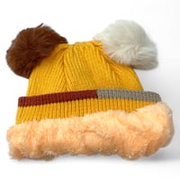 طربوش صوف داخل فرو للاطفال باللون متعددة