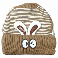 طربوش صوف داخل فرو للاطفال باللون متعددة