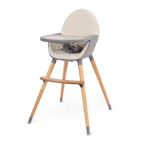 كرسي طعام طفل بأرجل خشبية قوية يتحول الى كرسي صغير