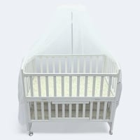 سرير خشب مع ناموسية بثلاث مستويات مقاس 100في60